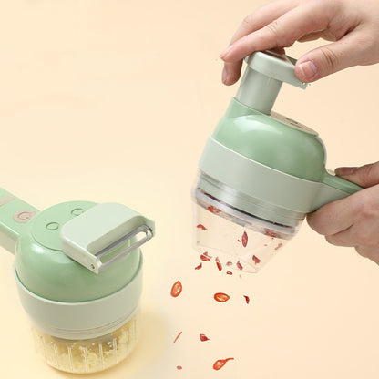 4 in 1 Portable Wireless Handheld Electric Vegetable Slicer
